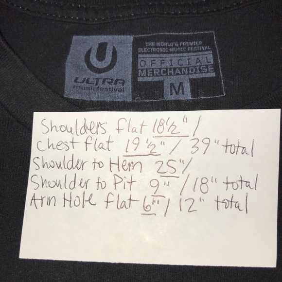 Ultra Miami Music Festival 2015 artists lineup t shirt M NWOT - Picture 6 of 7